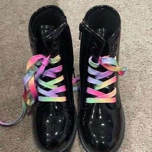 Children’s place black boots